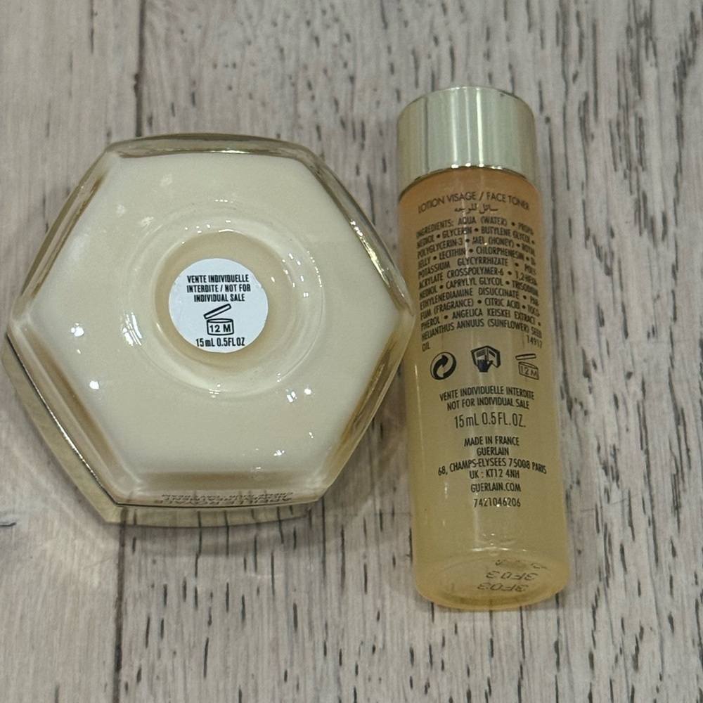 Guerlain Abeille Royale Honey Treatment Day Cream + Fortifying Lotion BUNDLE 15m - Picture 4 of 5